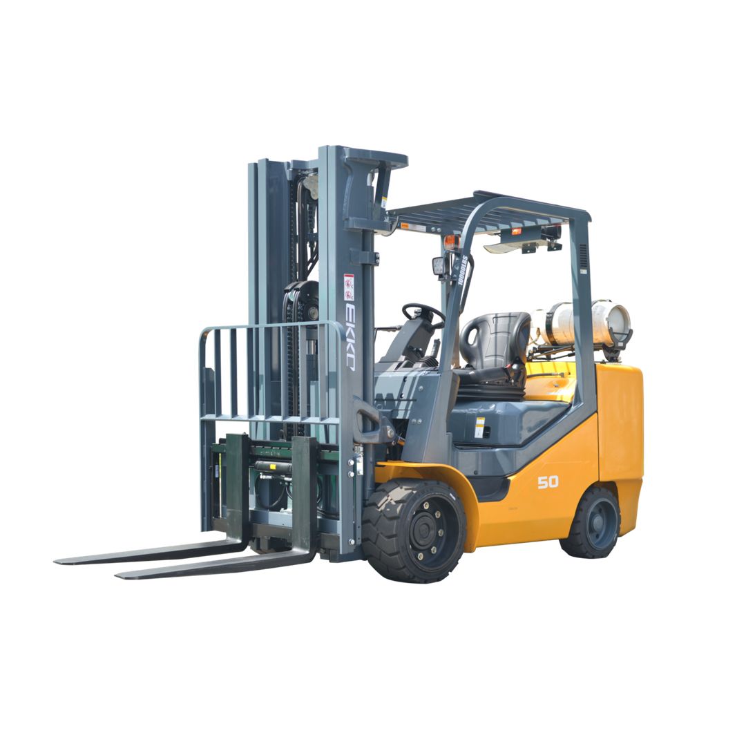 EKKO EK50LP propane (LPG) powered forklift for indoor and outdoor material handling