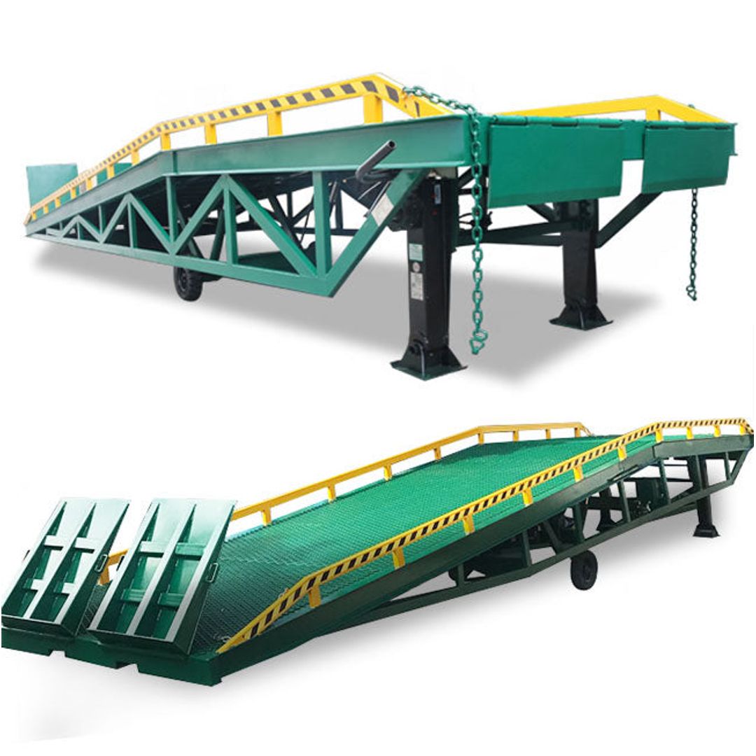 EKKO EKYR portable steel yard ramp for loading docks and trailer access