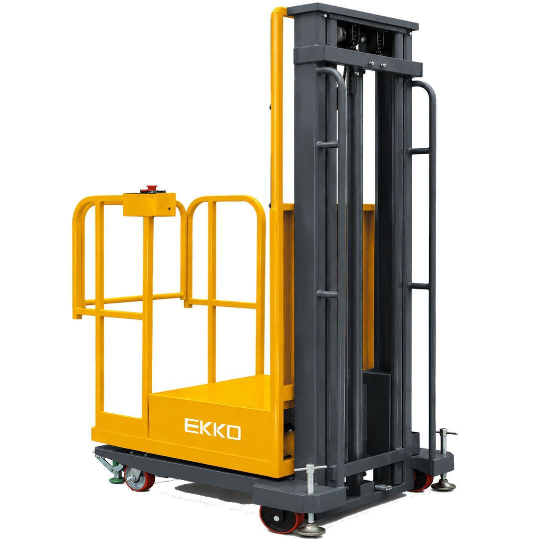 EKKO EOPS20-157 semi-electric order picker for elevated order picking in warehouses