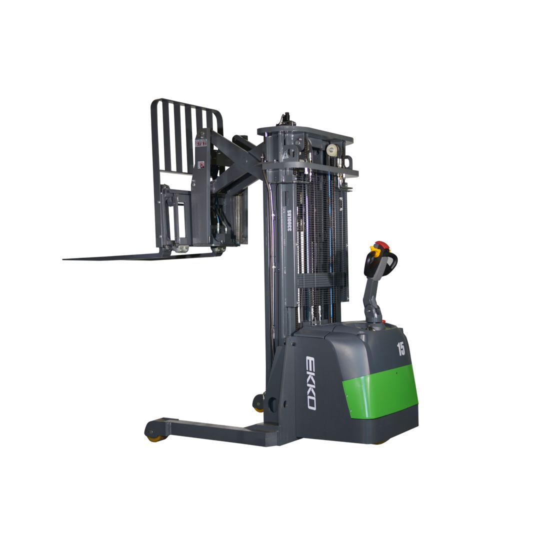 EKKO ER15-138LI lithium-ion powered walkie reach truck for high-rack pallet handling