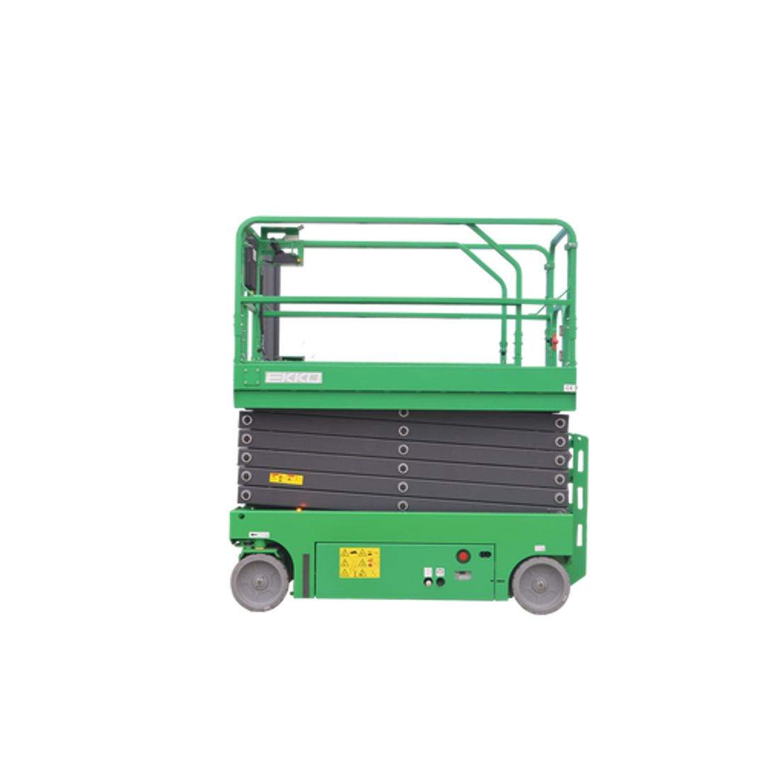 EKKO ES100E electric scissor lift for elevated warehouse and maintenance access