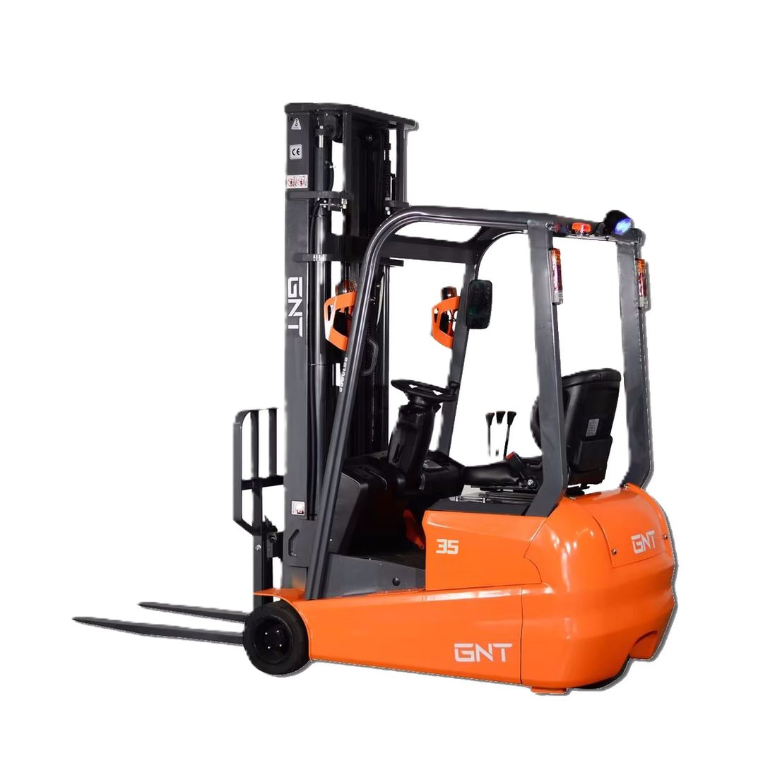 GNT G35A-216LI 3-Wheel Electric Forklift, front three-quarter view