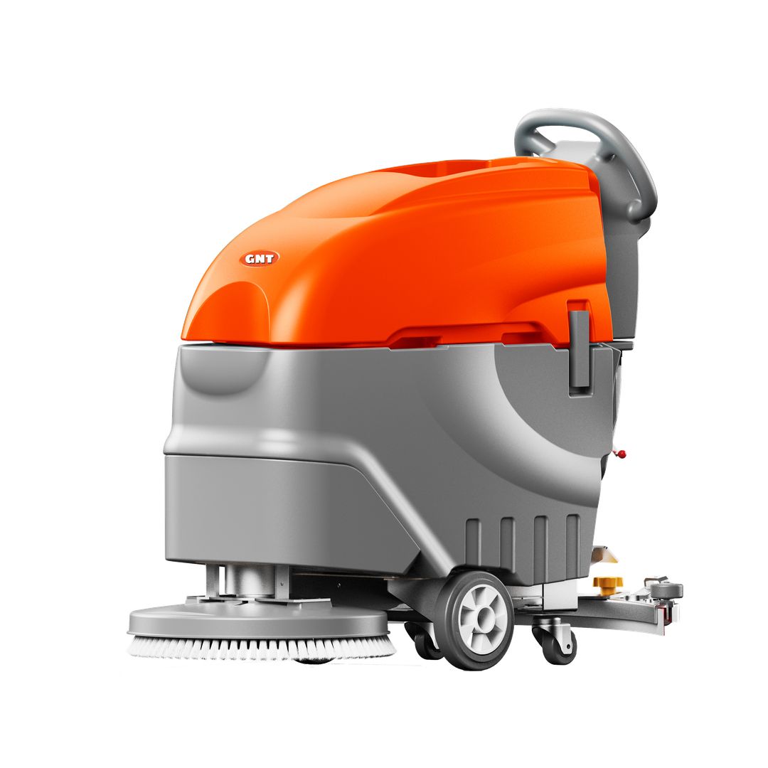GNT GFC50 Floor Washer/Scrubber, front three-quarter view