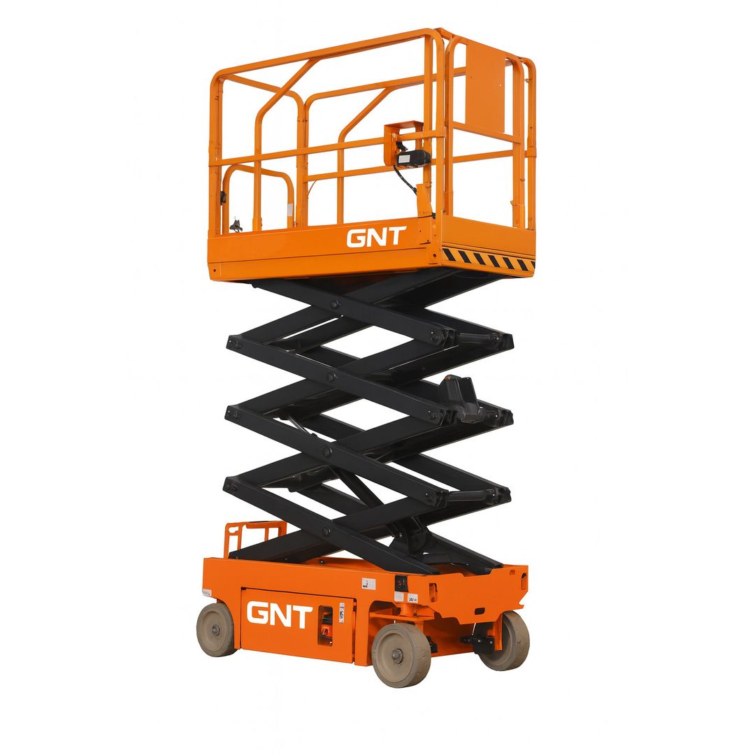 GNT GS32-LI Scissor Lifts, front view of the scissor lift