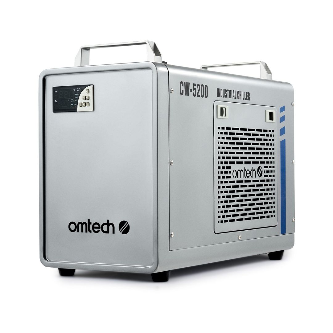 OMTech 6L Industrial Water Chiller for CO2 Laser Engravers - Single Chiller (Blue) (LCW-5200-U4) product photo 1 of 7
