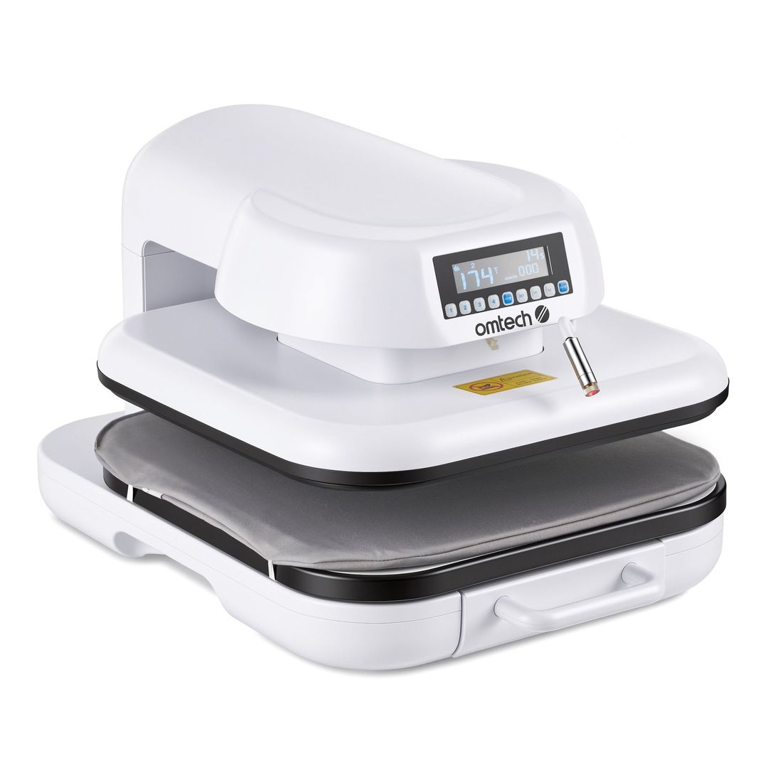 OMTech 15" x 15" Auto Heat Press Machine with Auto Release, Laser Guide & Pull-Out Drawer - EPD-H501-US product photo 2 of 3