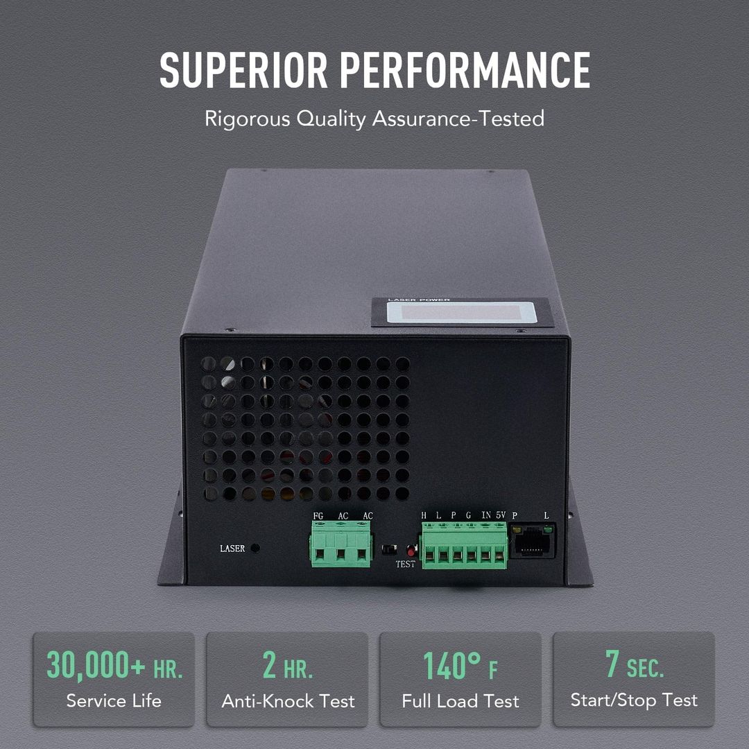 OMTech Power Supply for CO2 Laser Engravers & Cutters - 150W (LPS-D150-00) product photo 10 of 10
