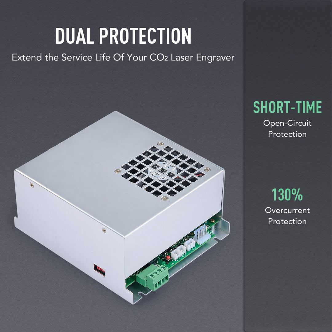 OMTech Power Supply for CO2 Laser Engravers & Cutters - 40W (LPS-0040-01) product photo 2 of 10