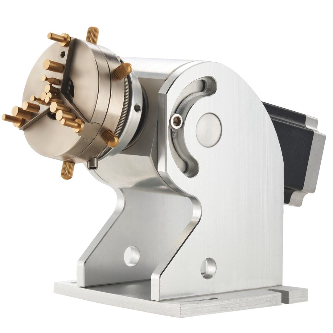 OMTech Rotary Axis Attachment for Fiber Laser Engravers - 80mm Rotary Axis (LRA-3020-00) product photo 3 of 9