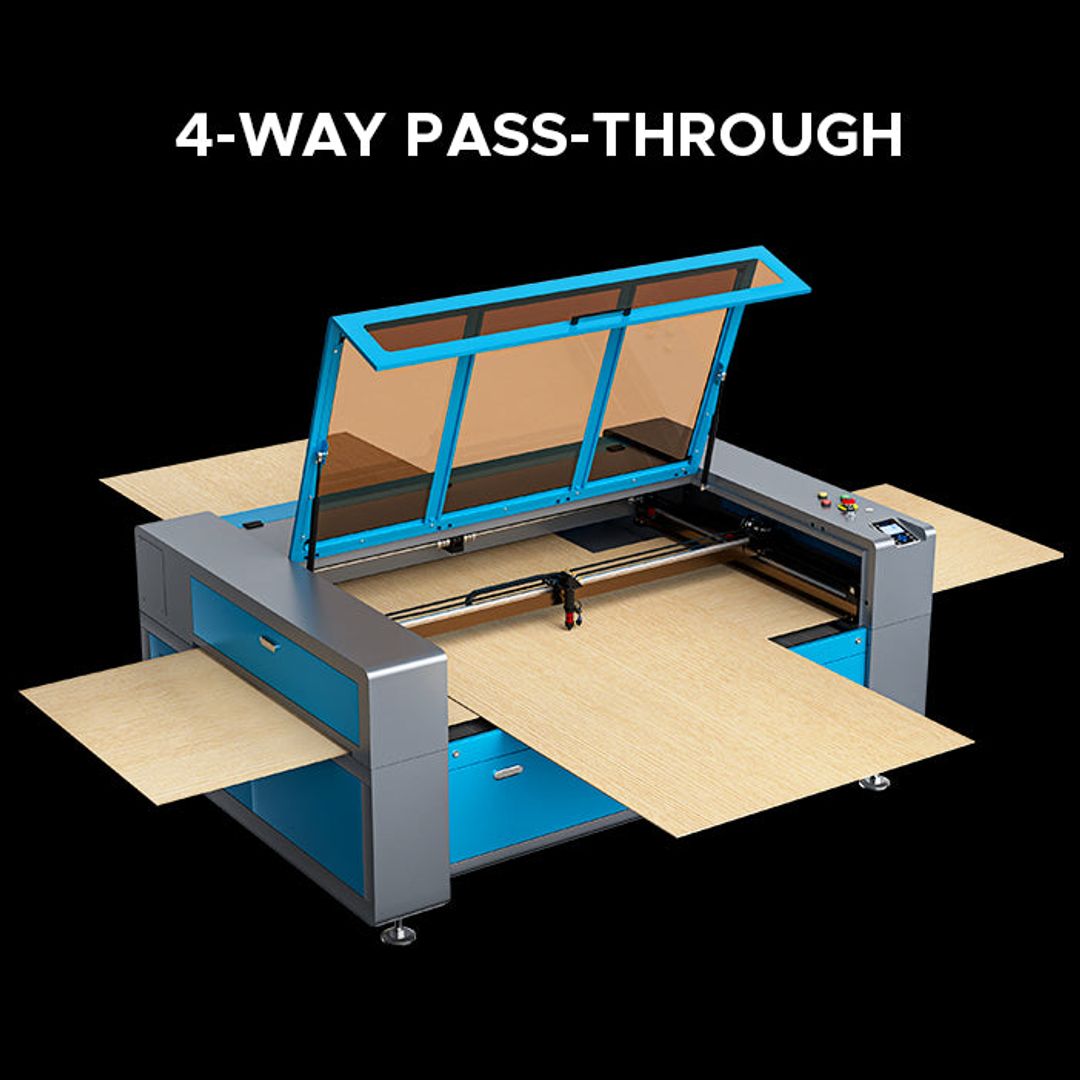 OMTech Maker AF4063-150 150W CO2 Laser Cutter and Engraver with 40" x 63" Working Area and Autofocus - USB-1610-US product photo 6 of 6