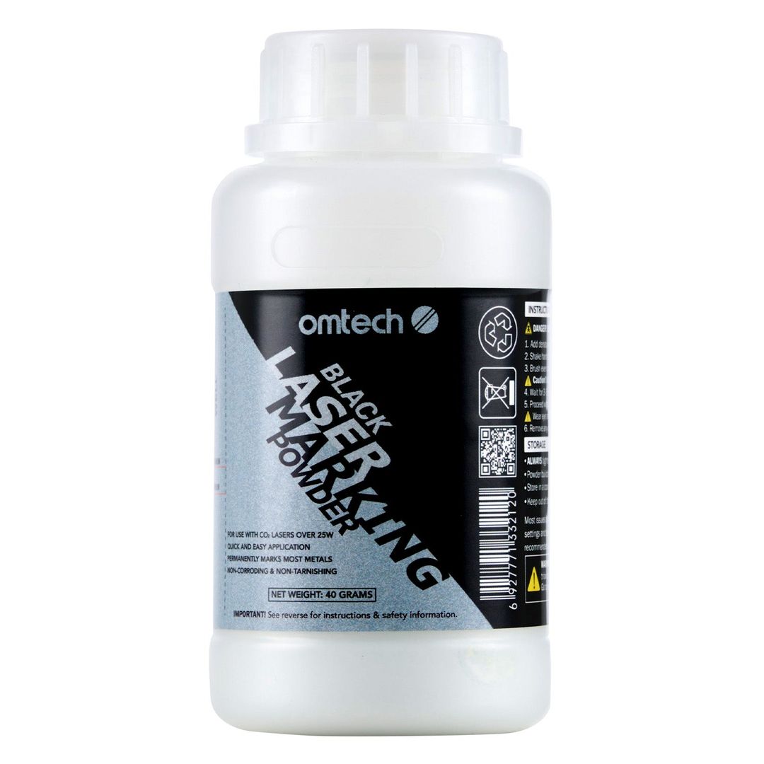 OMTech Metal Laser Marking Powder for CO2 Laser Engravers, 4.1 fl. oz. - USB-PW01-02 product photo 1 of 3