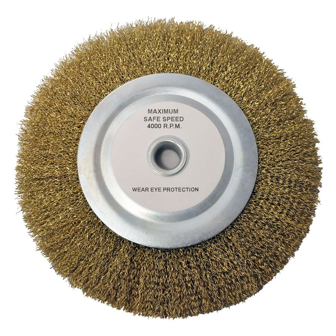 RIKON P80-800VS-37 8" wire wheel accessory for RIKON grinding/sharpening systems.
