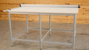 Safetyspeed Triton Work Station professional workshop table with solid top surface and durable metal support frame for precision tasks