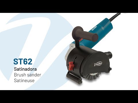 Virutex ST62 Brush Sander For Curved Surfaces (120V) 6200599 product overview showing compact ergonomic sanding tool design