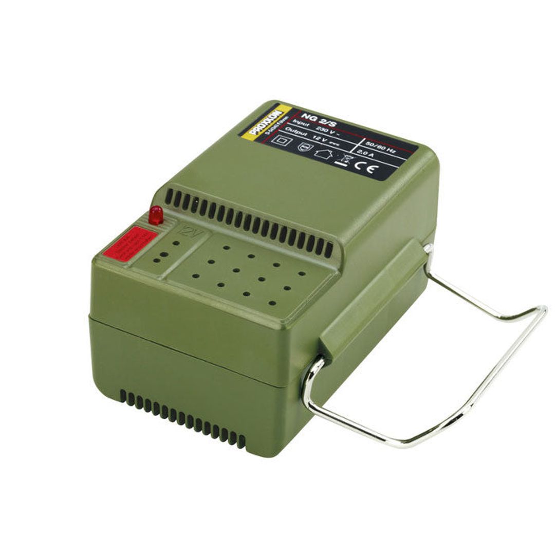 Proxxon NG 2/S AC adapter transformer, SKU 38706, power supply for MICROMOT hand tools.