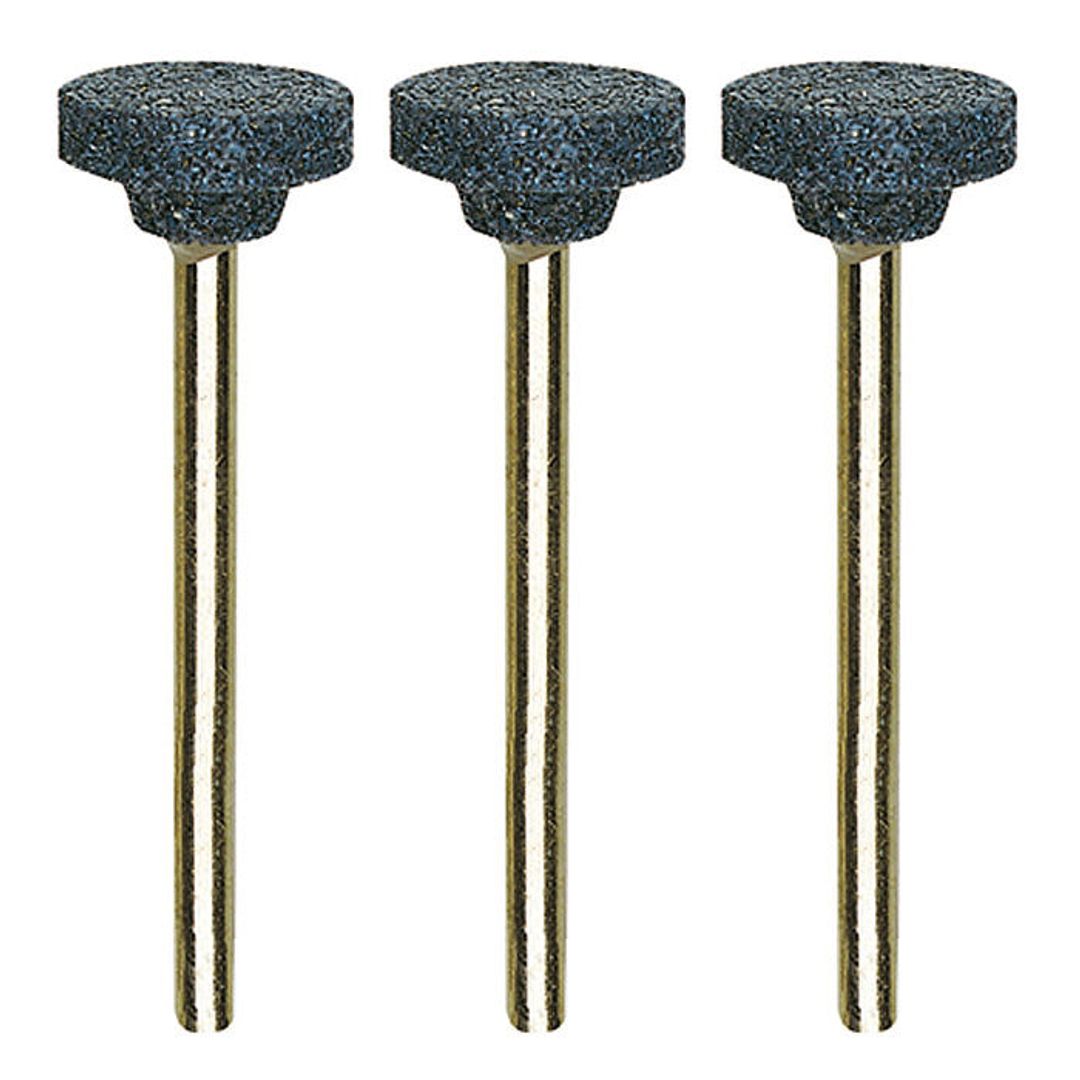 Proxxon 28783 corundum grinding bits, wheel shape, pack of 3 for rotary tool grinding