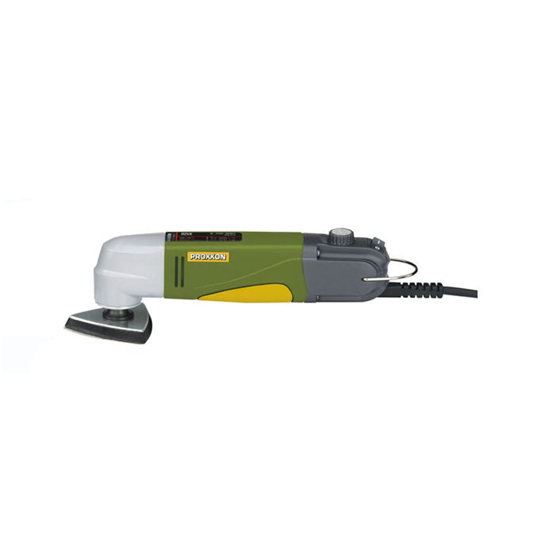 Proxxon OZI/E detail sander, SKU 38520, an oscillating spindle sander for fine sanding in tight spaces.