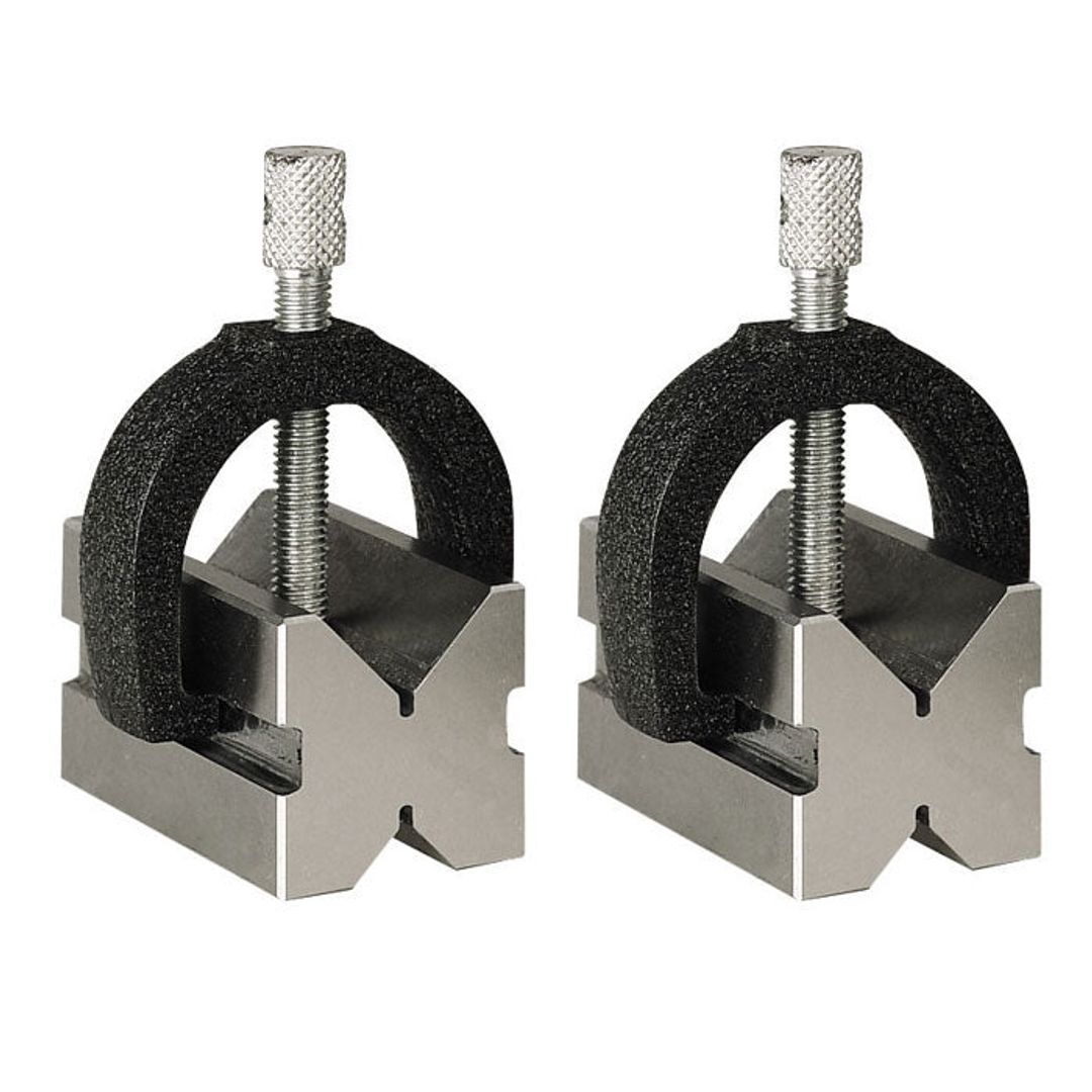 Proxxon 24262 precision V-blocks, pack of 2, for round stock work holding