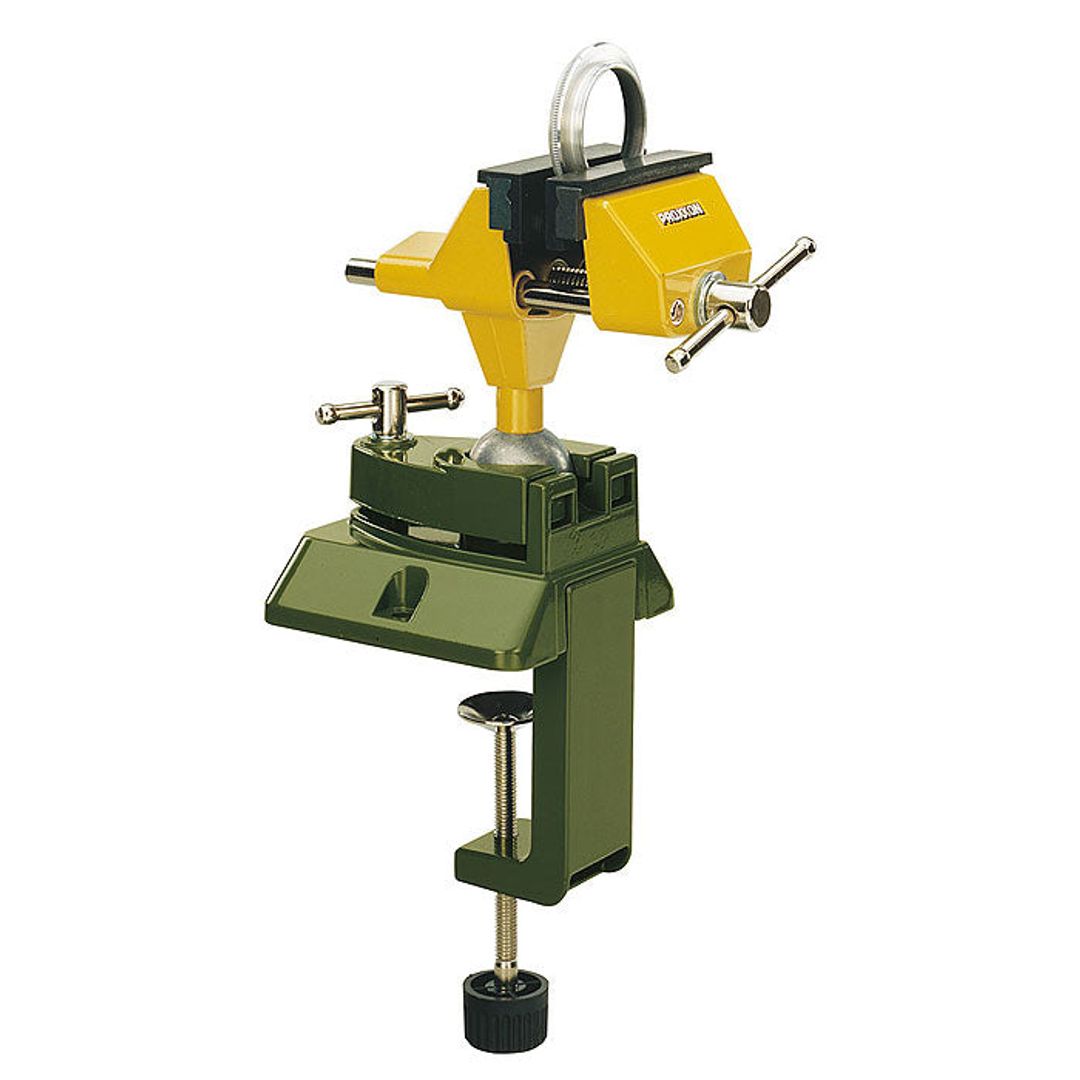 Proxxon 28608 FMZ precision vise with mounting clamp for benchtop work holding