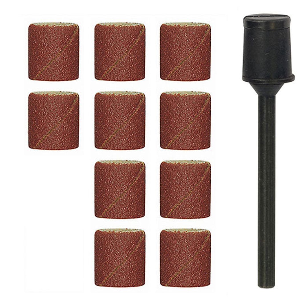Proxxon 28980 sanding drum with 10 sanding bands, 150 grit