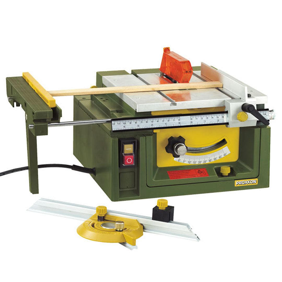 Proxxon 37070 FET precision table saw for fine woodworking cuts