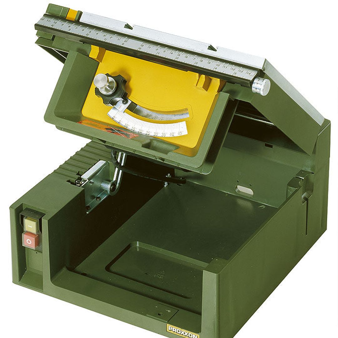 Proxxon 37070 FET precision table saw, additional angle view