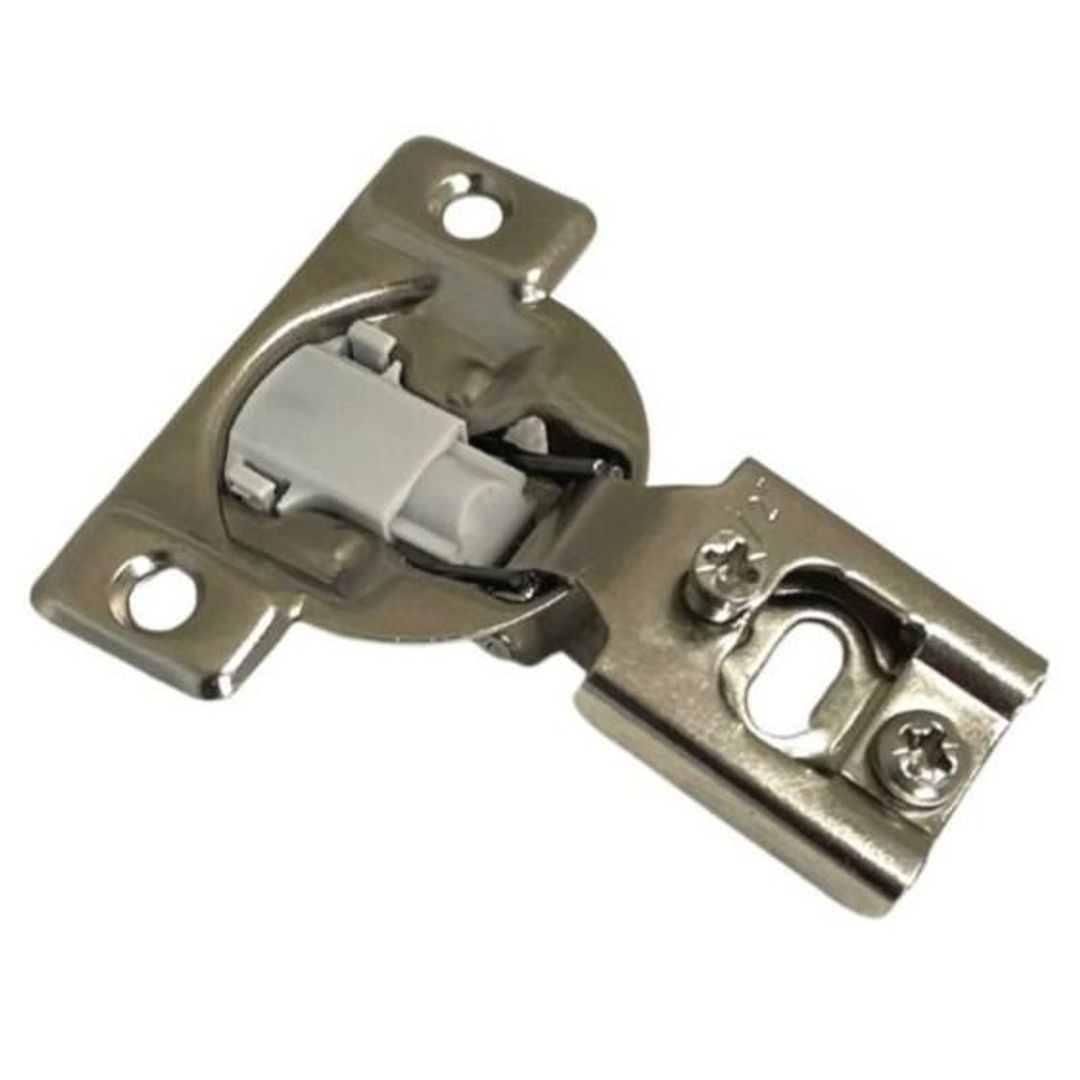 Tooltech TH294-SC / TH294-D-SC soft-close 4-way 2-cam face frame hinge, 1/2 in overlay.