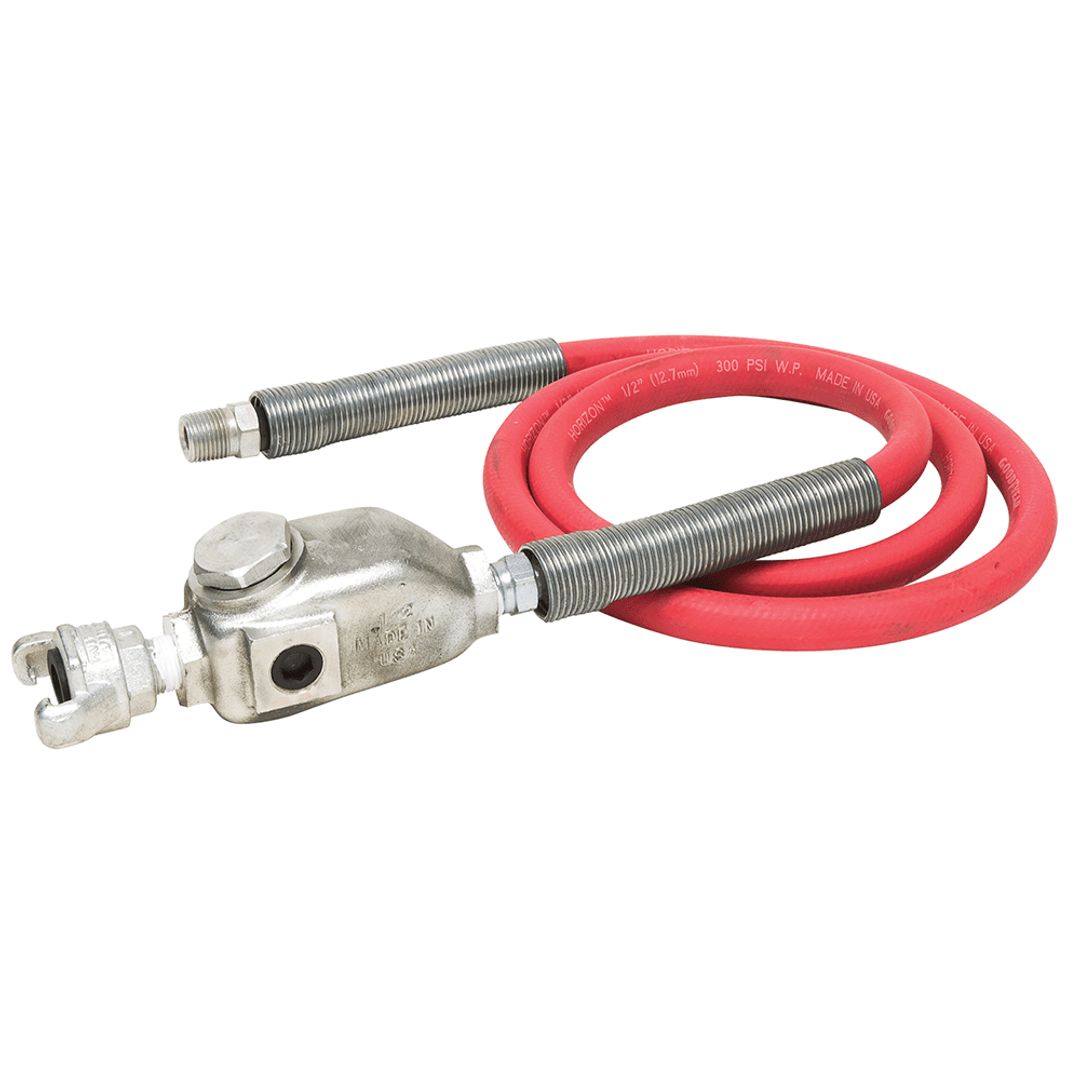 CS Unitec Whip Hoses with Inline Oilers