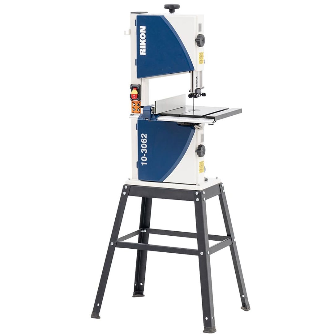 RIKON 10-3062S 10" two-speed band saw with stand and SP-coated table