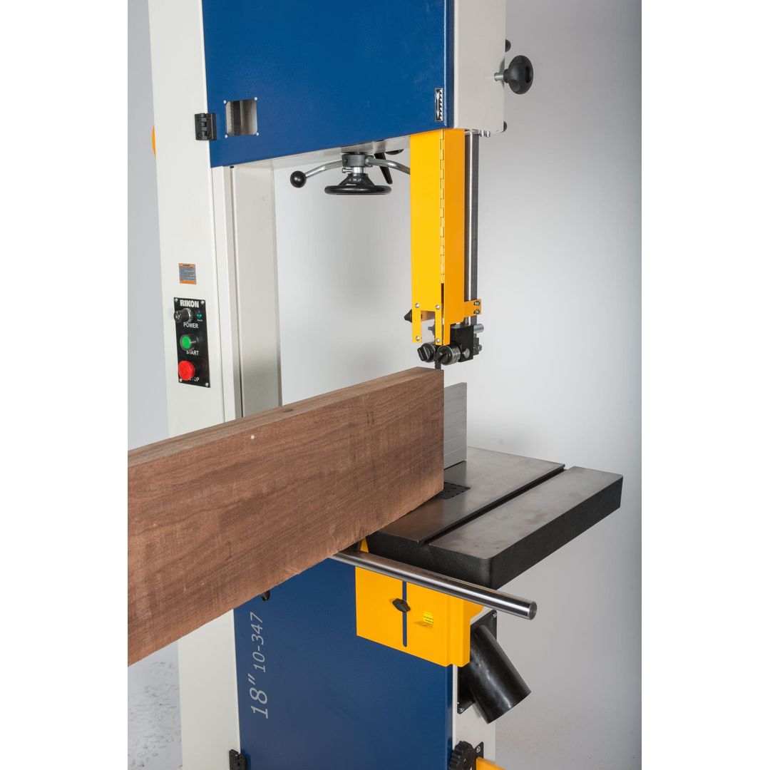 RIKON 10-347 18" Pro band saw with 4 HP motor and 19" resaw capacity