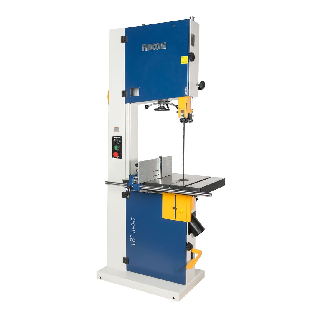 RIKON 10-347 18" Pro band saw with 4 HP motor and 19" resaw capacity