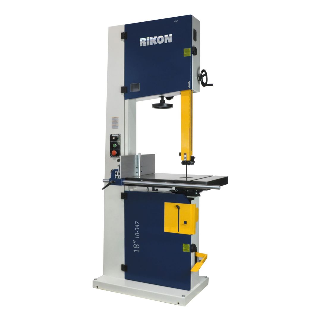RIKON 10-347 18" Pro band saw with 4 HP motor and 19" resaw capacity