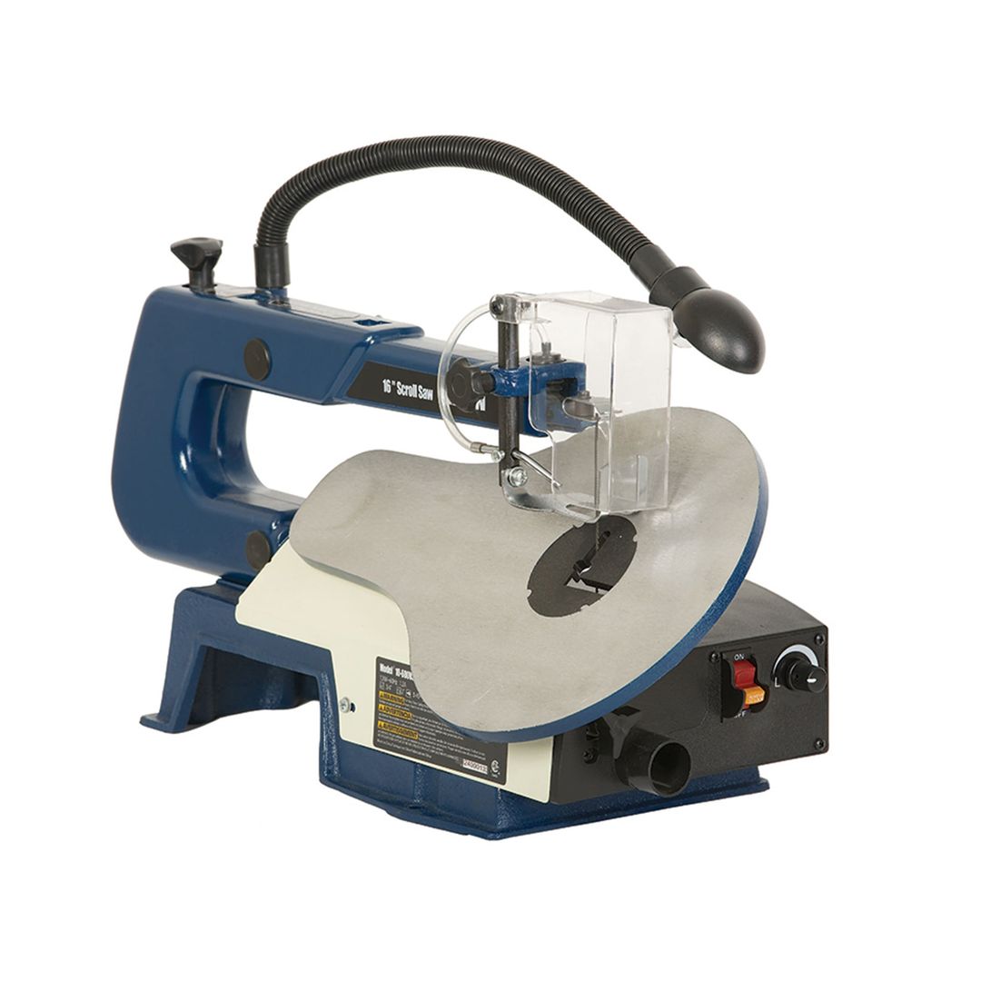 RIKON 10-600VS 16" variable-speed scroll saw with built-in work lamp
