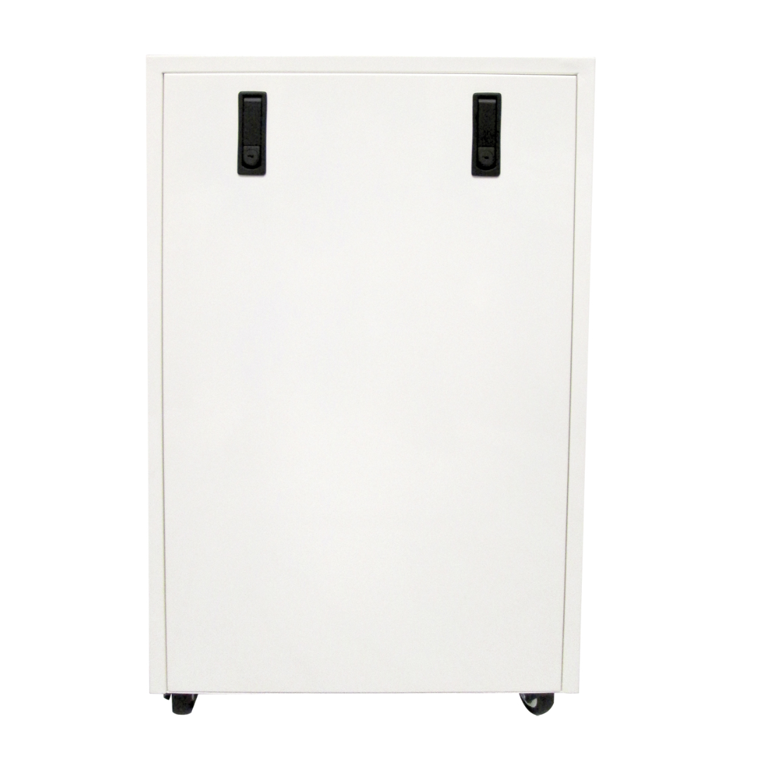 California Air Tools 8010SPC 1.0 Hp Ultra Quiet & Oil-Free Air Compressor with Sound Proof Cabinet side panel view of enclosure
