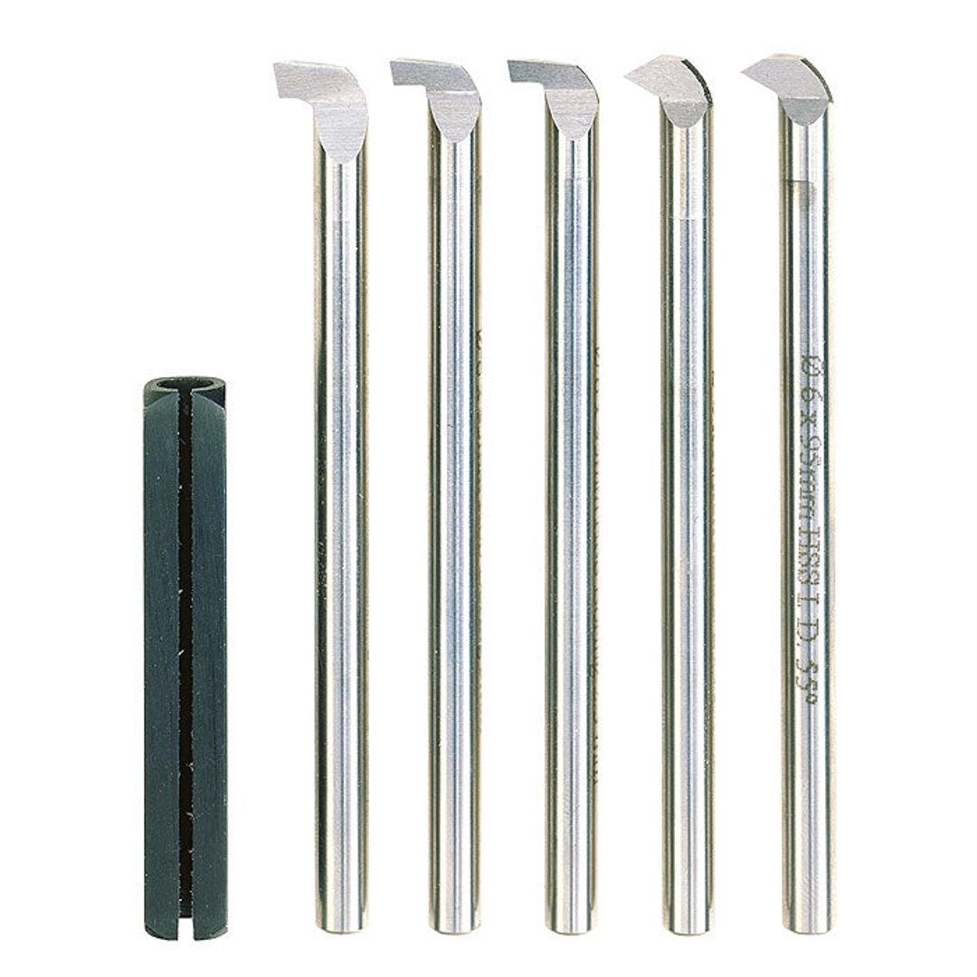 Proxxon HSS boring tool set for PD 250/E lathe in wooden box