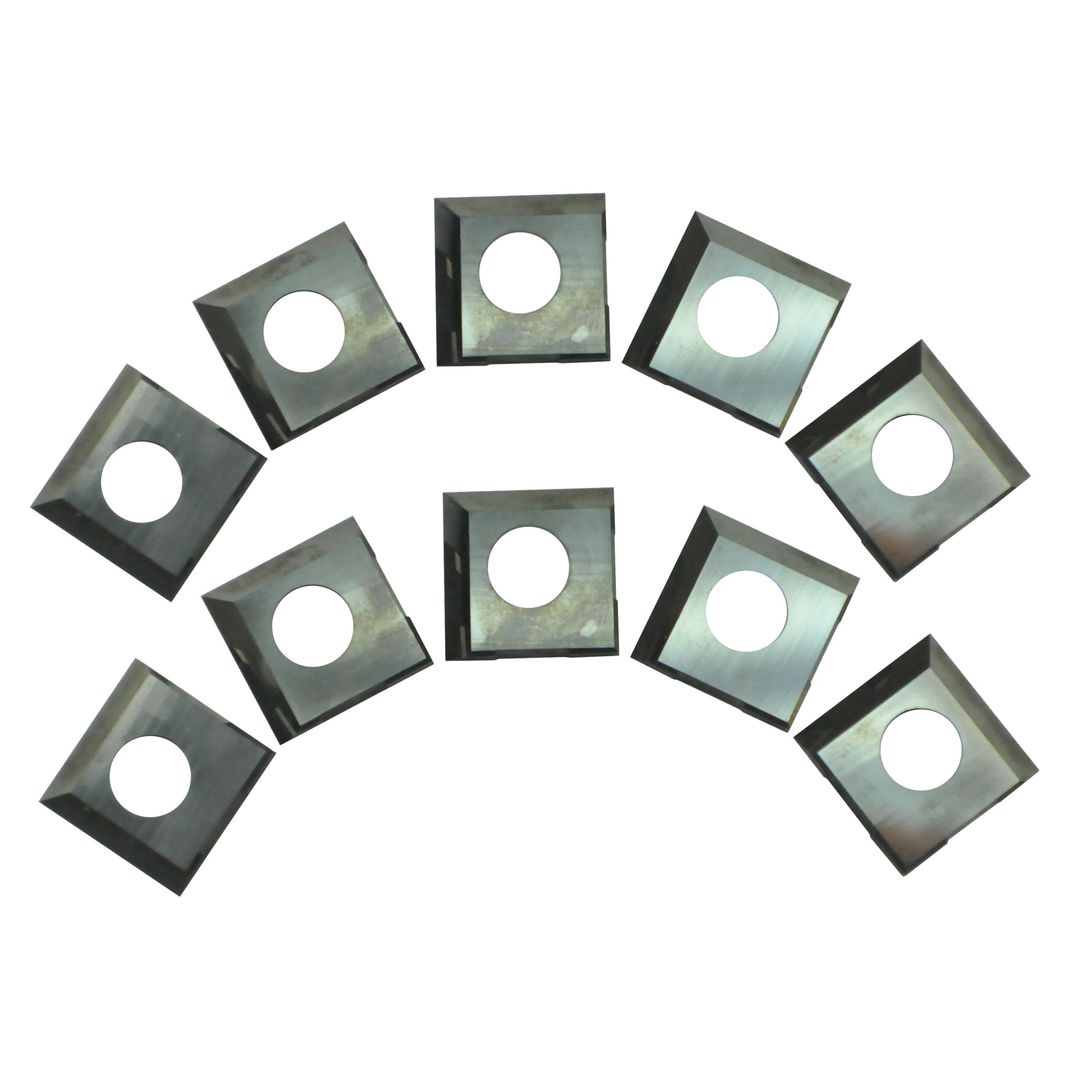 RIKON 25-499 HSS 2-edge cutter inserts, 10-pack, for the 25-130H planer.