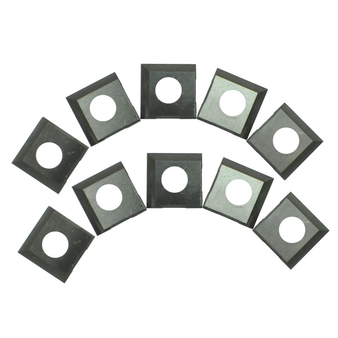 RIKON 25-499C carbide 2-edge cutter inserts, 10-pack, for the 25-130H planer.