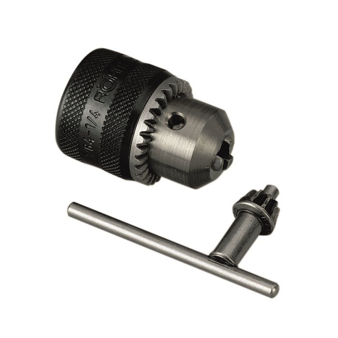 Proxxon TBM 115 drill chuck 1/4 inch capacity with chuck key