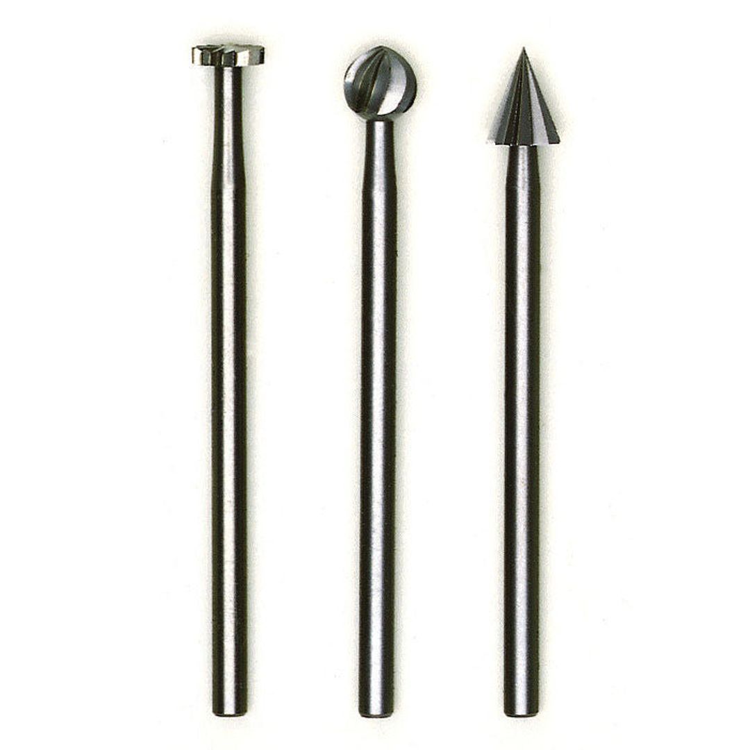 Proxxon tungsten vanadium precision cutters set of 3 milling bits