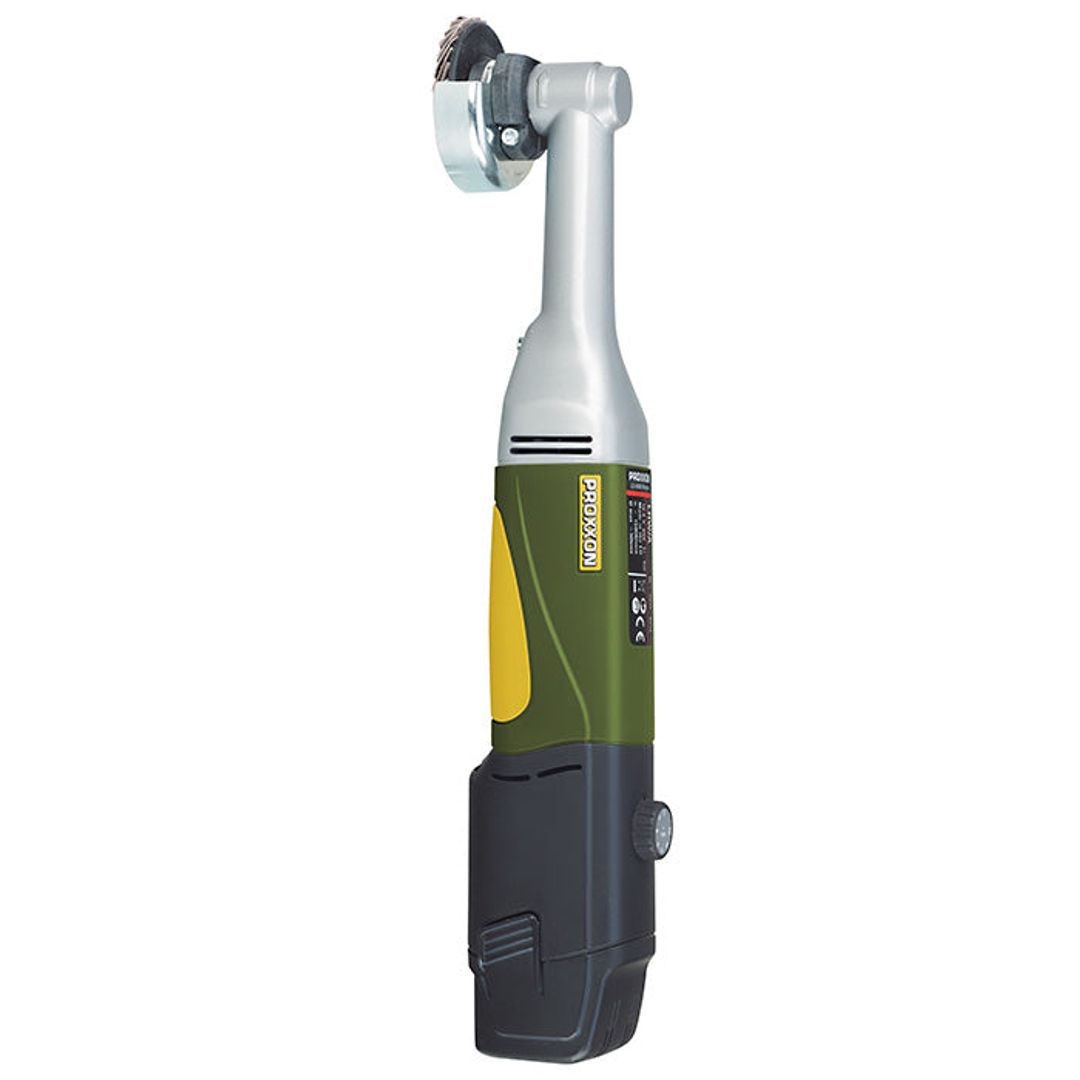 Proxxon LHW/A cordless angle grinder with included discs