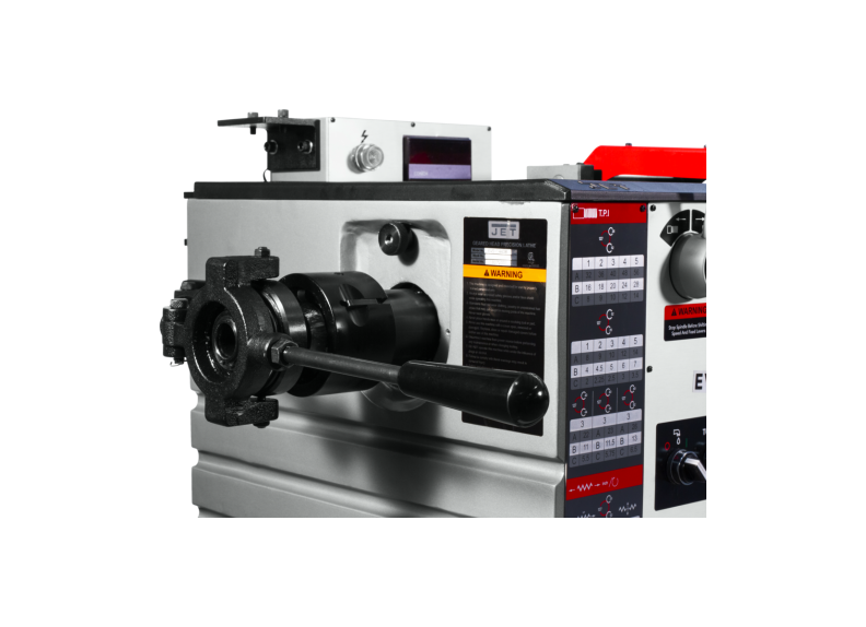 Jet Tools EVS-1440 with Newall DP700 DRO and Collet Closer JT9-311449 handle 