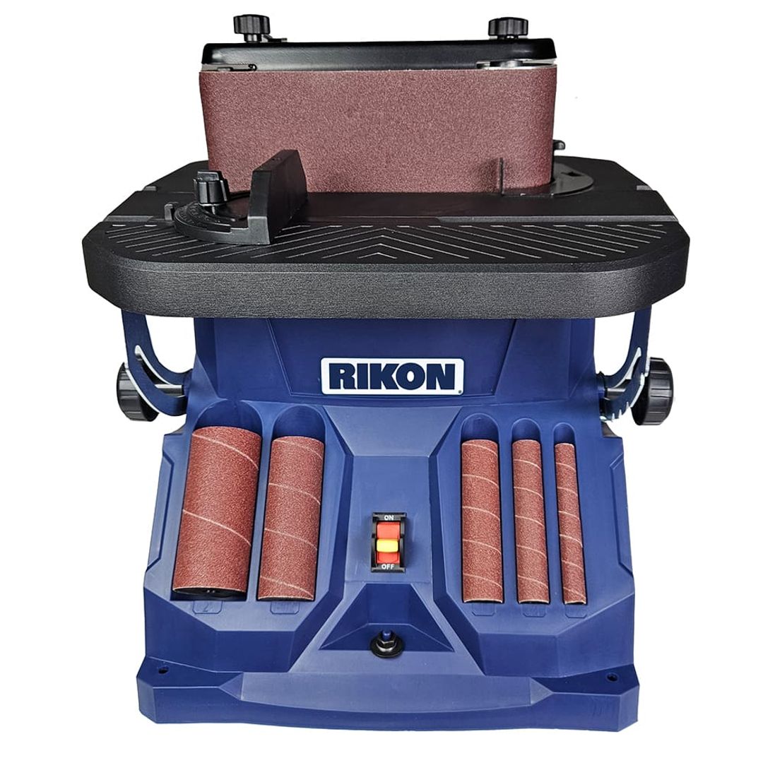 RIKON 50-310 benchtop oscillating spindle and belt sander combo