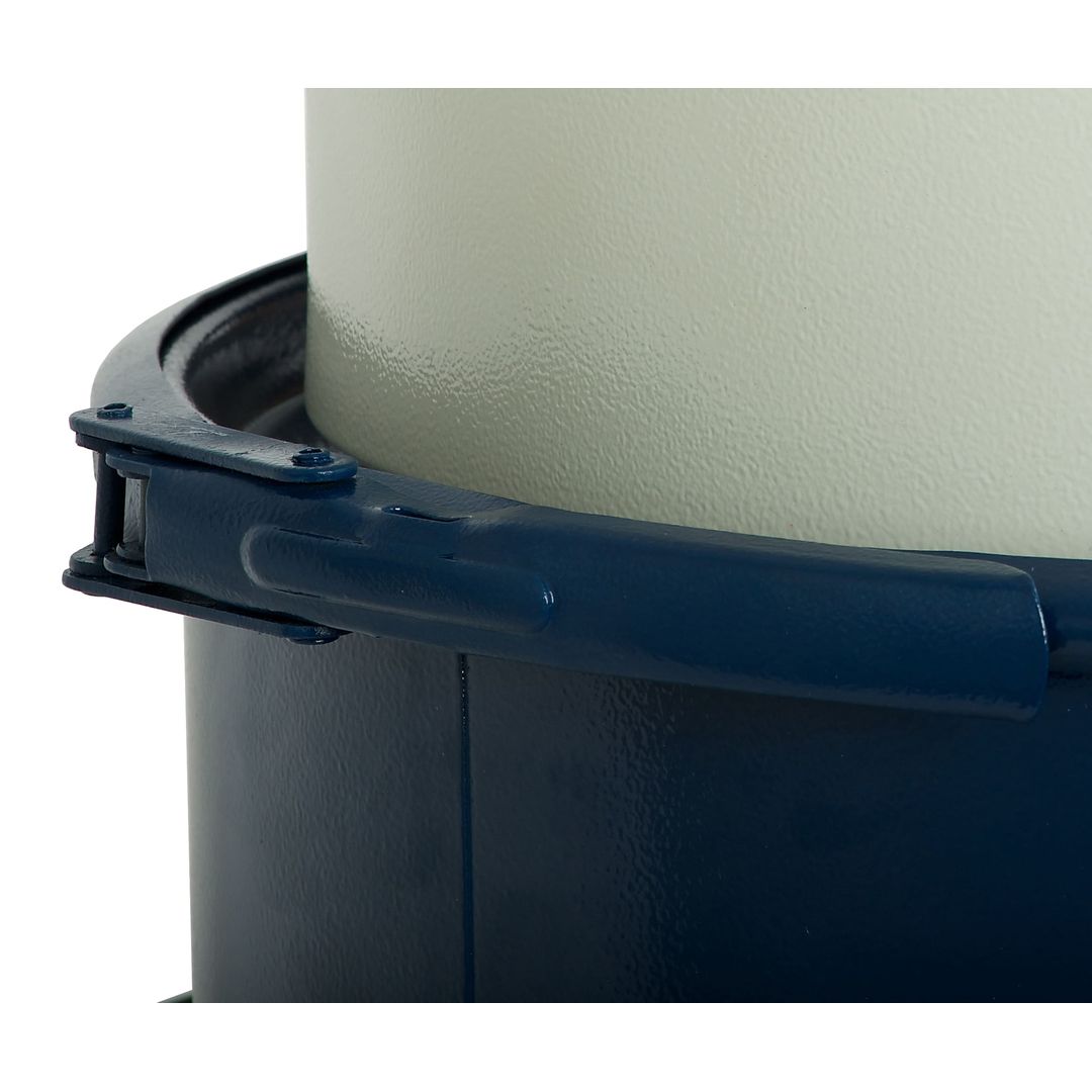RIKON 63-110 12-gallon dust collector extractor with wall mount bracket.