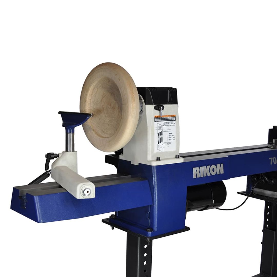 RIKON 70-1516VSRK 12" x 16-1/2" VSR MIDI wood lathe kit with chuck set.