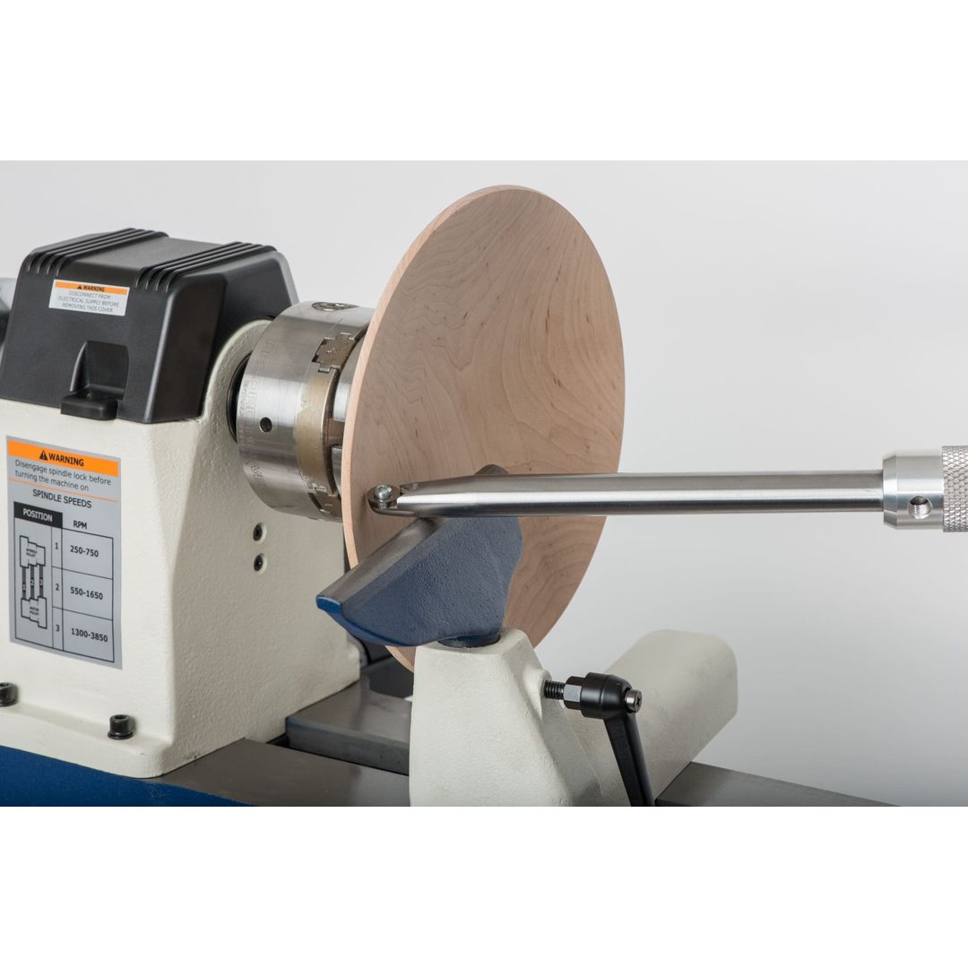 RIKON 70-800 4-piece carbide insert turning tool system for wood lathes.