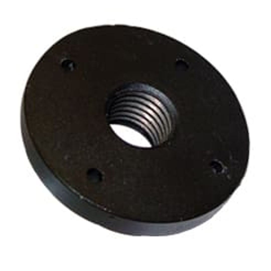 RIKON 70-933 3" lathe face plate, 1" x 8 TPI thread for mounting turning blanks.