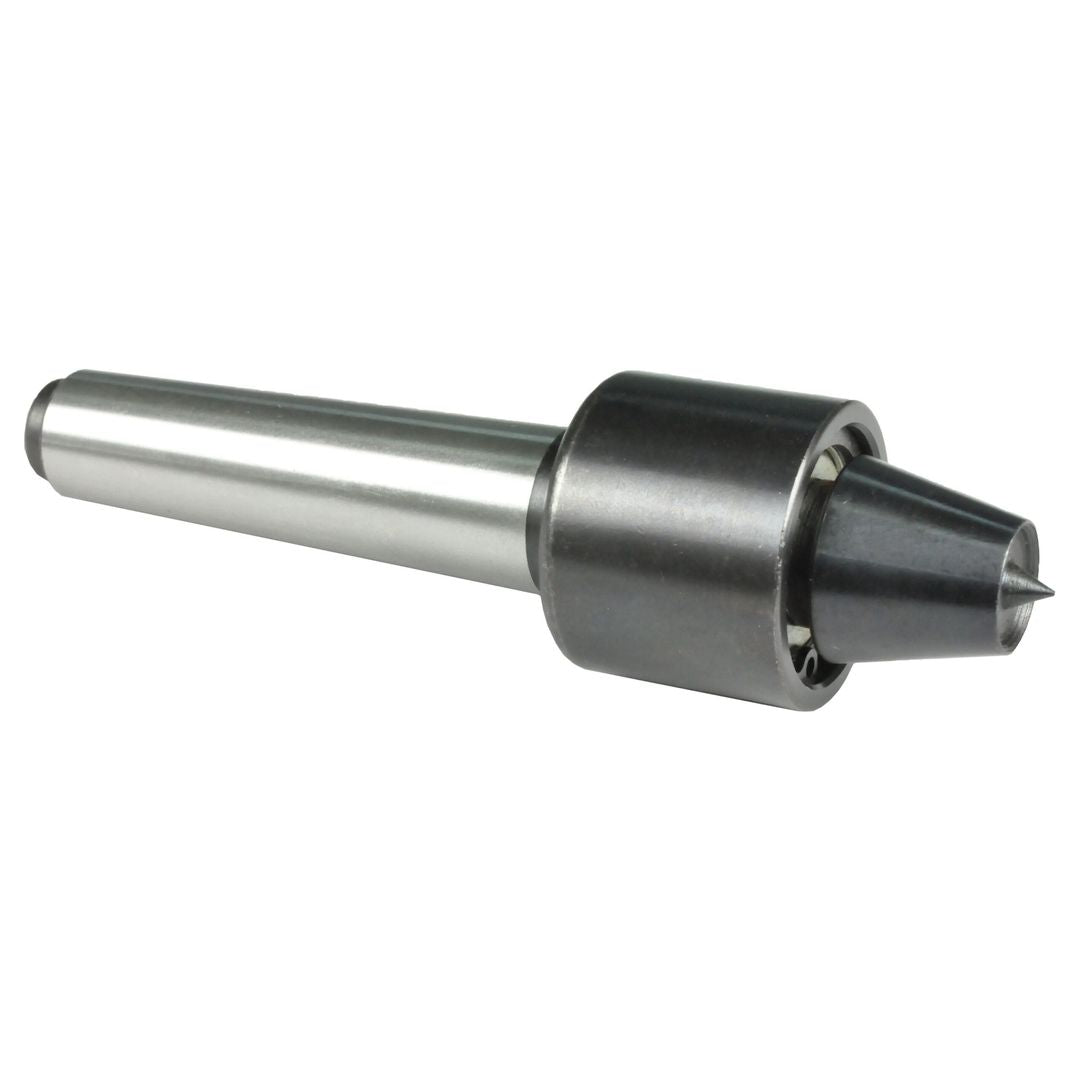 RIKON 70-945 MT2 live center, black finish, for wood lathe tailstocks.