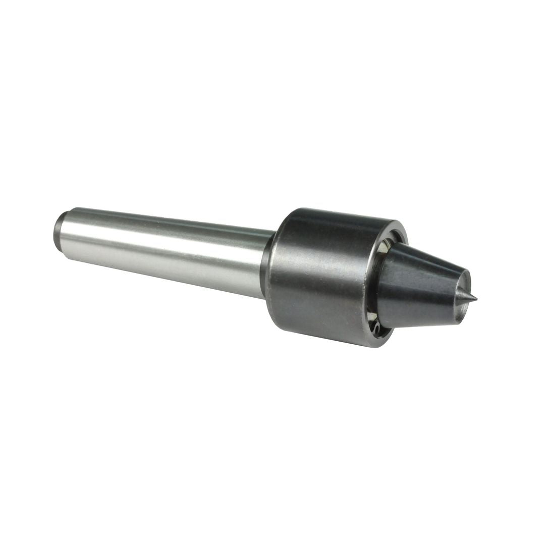 RIKON 70-945 MT2 live center, black finish, for wood lathe tailstocks.