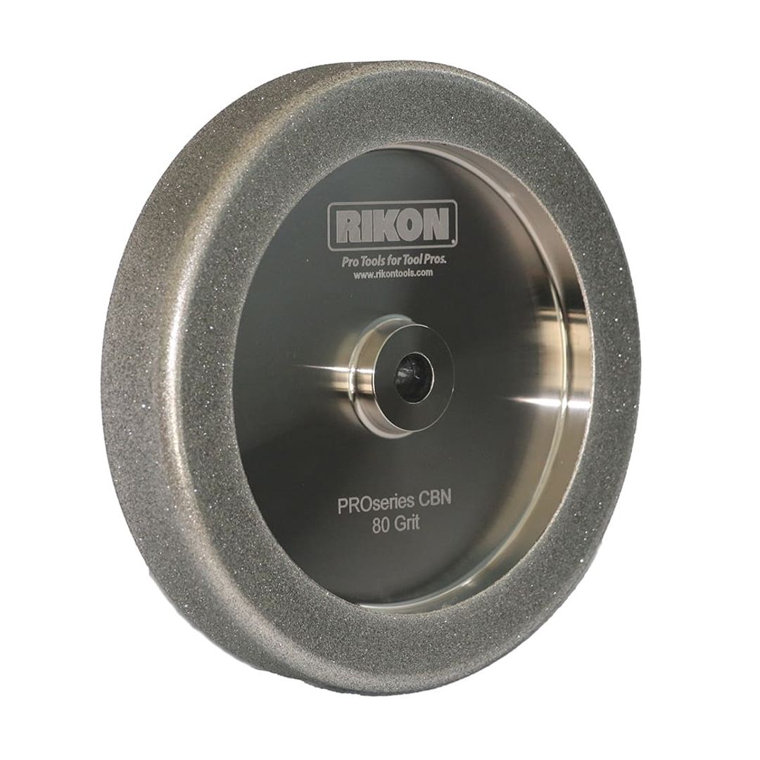 RIKON 82-6600R PROseries 8" CBN sharpening wheel, radius edge, 600 grit