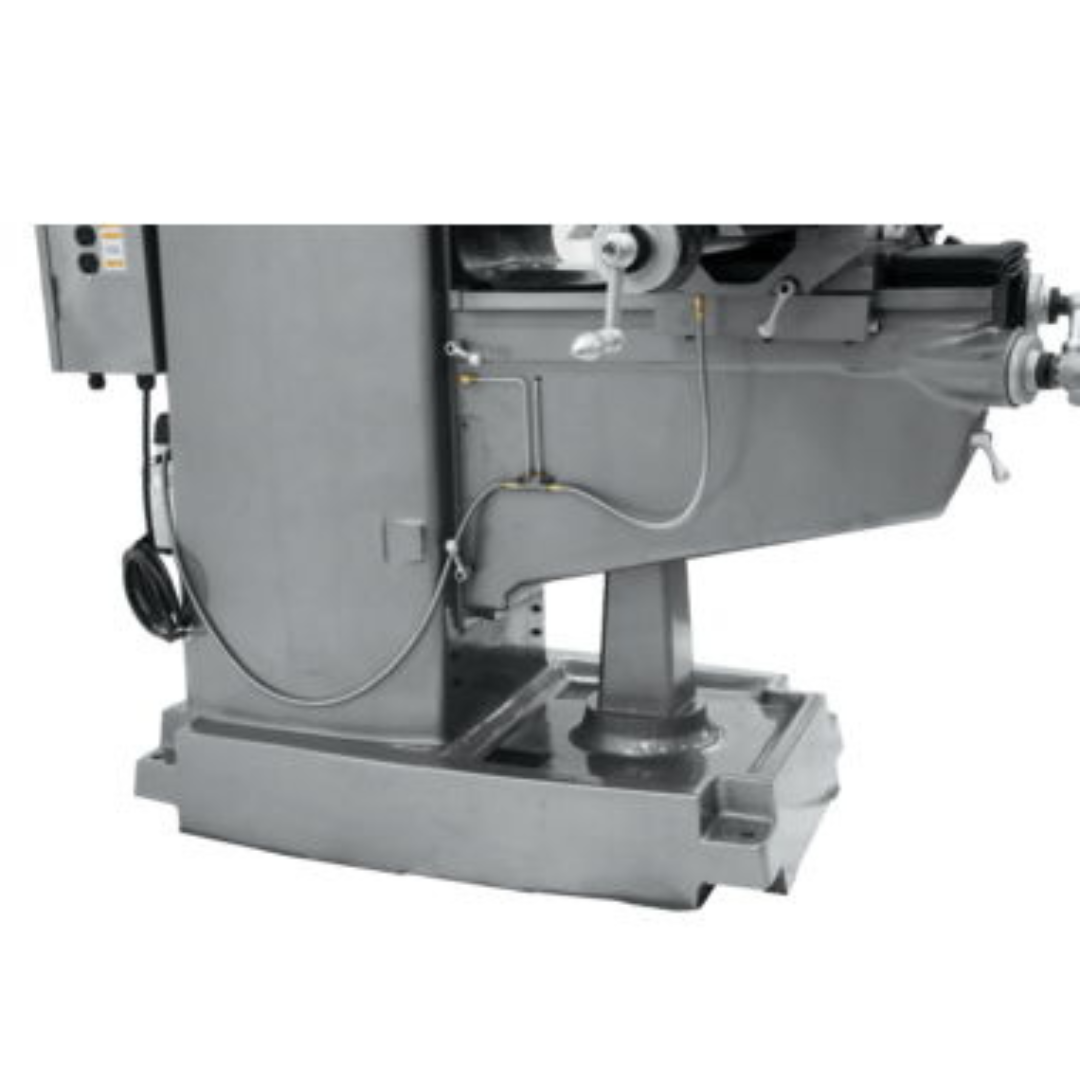 Jet 7-7/8 x 35-3/4" Knee Milling Machine: 1.5000 hp, Step Pulley, Three Phase  120 RPM Min, 1550 RPM Max, R8 Spindle Taper 690038